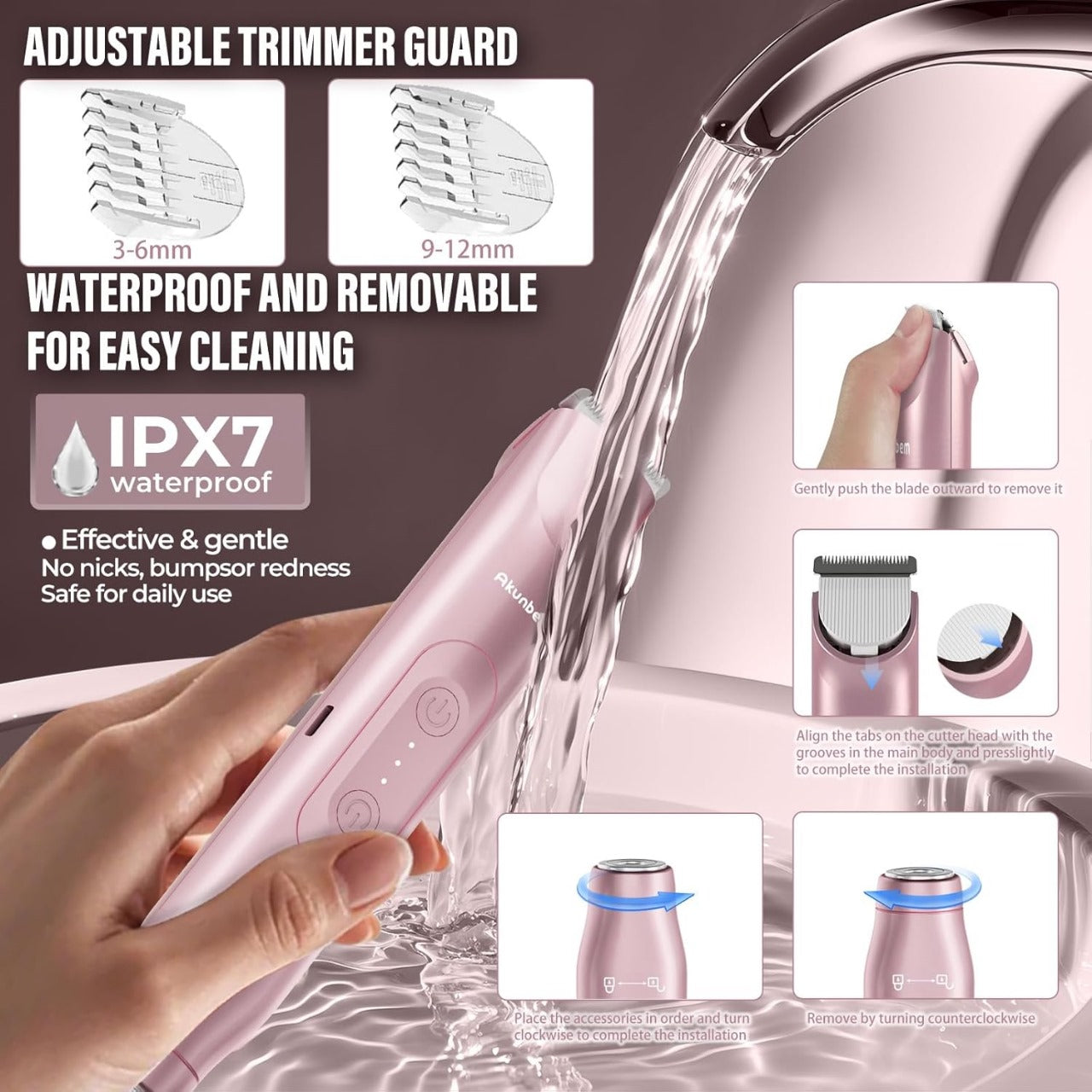 2 in 1 Electric Lady Shaver